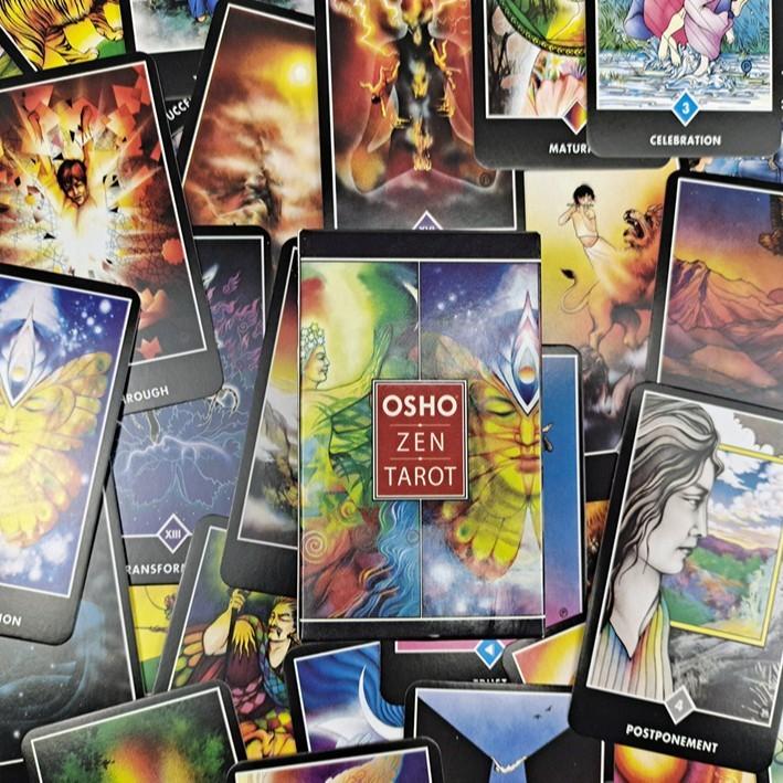 Zen Osho Tarot Card Game Tabletop Thoughtful Card Play For Entertainment Home