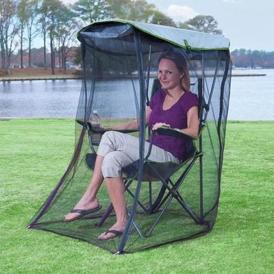 Plasă de țânțari Yousheng pentru scaun cu baldachin, cort plasă barieră insecte, plasă de țânțari cu deschidere cu fermoar pentru camping, pescuit, scaun cu baldachin