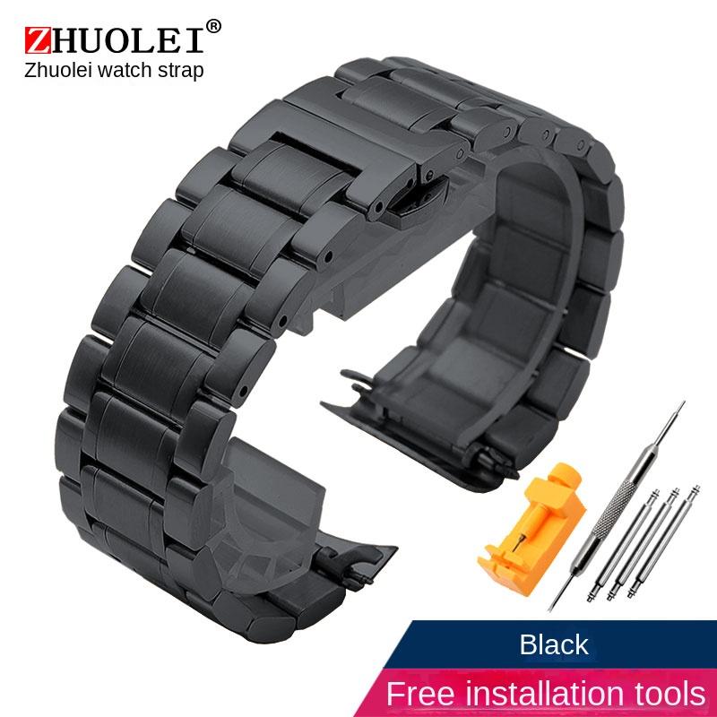 Stainless Steel Strap for Armani AR5906 AR5905 AR5890 AR5889 5858 5920 5919 Man 23mm Woman 20mm Folding Clasp Watchband Bracelet