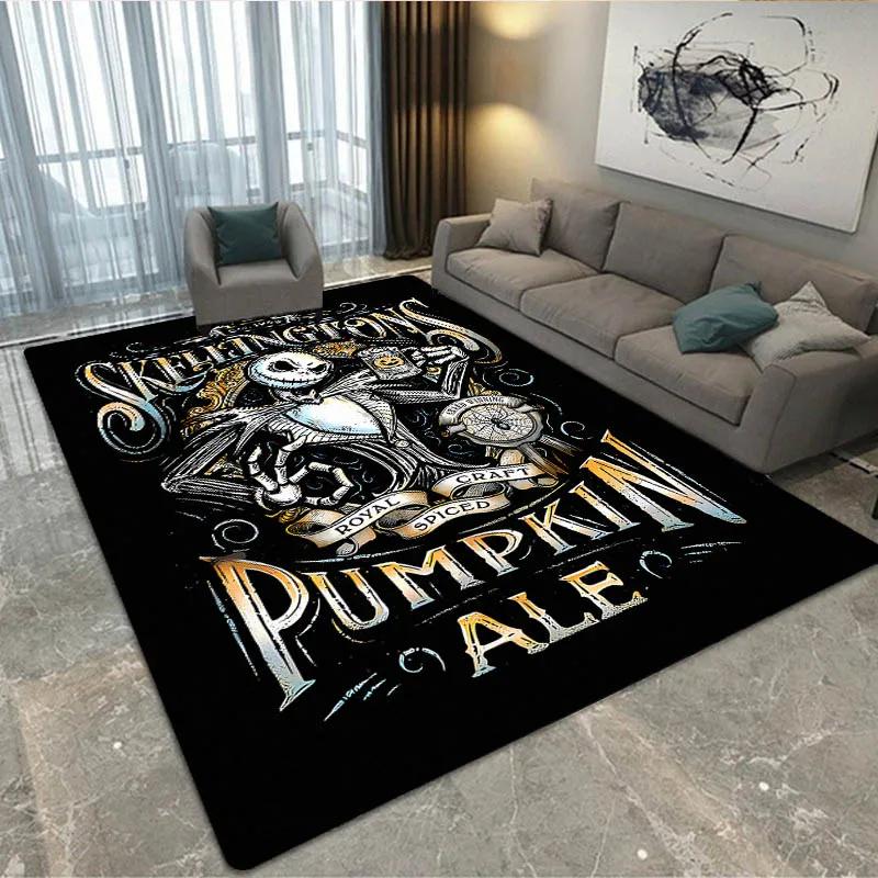 Halloween The Nightmare Before Christmas Teppich Wohnzimmer Schlafzimmer Teppich Rutschfester Teppich Zuhause Schlafzimmer Dekoration Geburtstagsgeschenk
