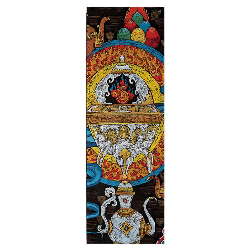 Tibetan Style Wall Hanging Tapestry Aesthetic Art Ethnic Tapestry Home Restaurant Tea Room Homestay Atmosphere Decor Curtain 40x120cm