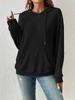 Fall Winter New Women's Knit Sweater Temu Hoodie Kangaroo Pocket Sweatshirt