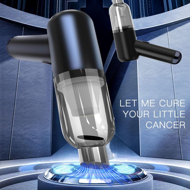 Nowy 3 w 1 bezprzewodowy odkurzacz samochodowy przenośny 10000Pa odkurzacz samochodowy 120W dużej mocy ręczny mini odkurzacz domowy