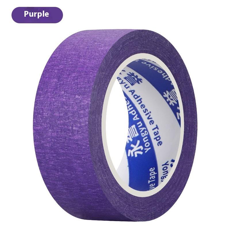

10M Color Masking Tape Black Decoration Masking Spray Paint Traceless Student Office Art Painting Sticker 10mmX10m