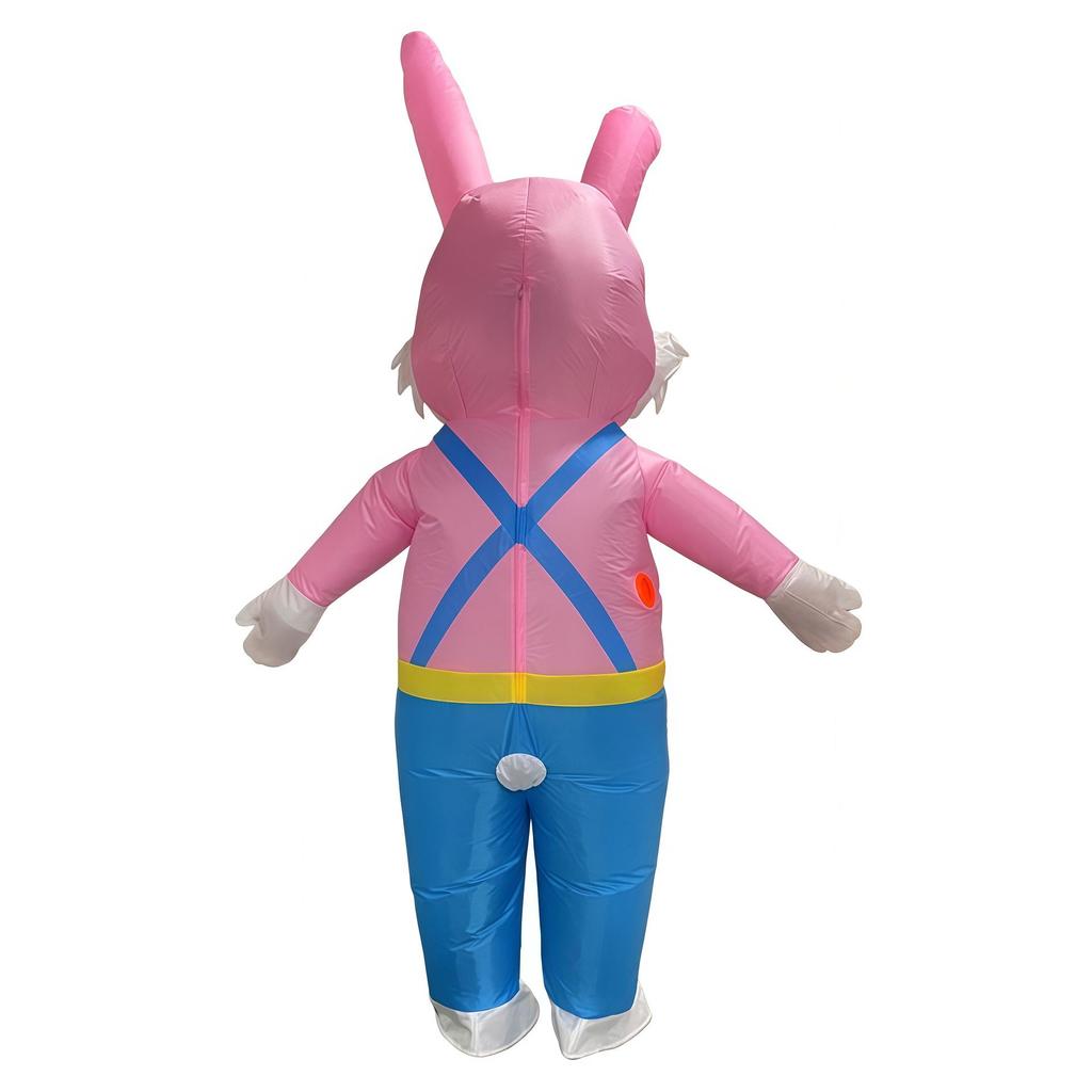 Pink Rabbit Inflatable Costume for Easter Party - Cute Cartoon Prop