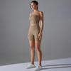One Piece Pleated Strapless, High Waisted, Hip Lifting, Zero Sensation, No Underwear, Sports Shorts, Fitness Yoga Suit For Women