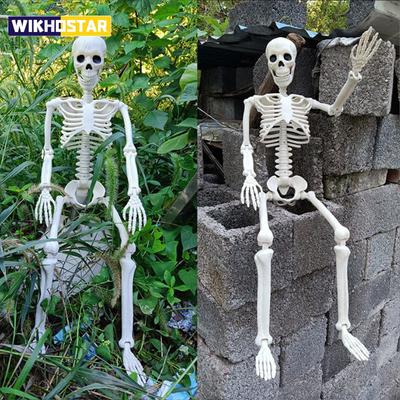 1 Stück Frohes Halloween Modellierung Humanoider Skelett Dekorative Requisiten Spukhaus Zuhause Schlafzimmer Balkon Dekoration Party DIY Zubehör