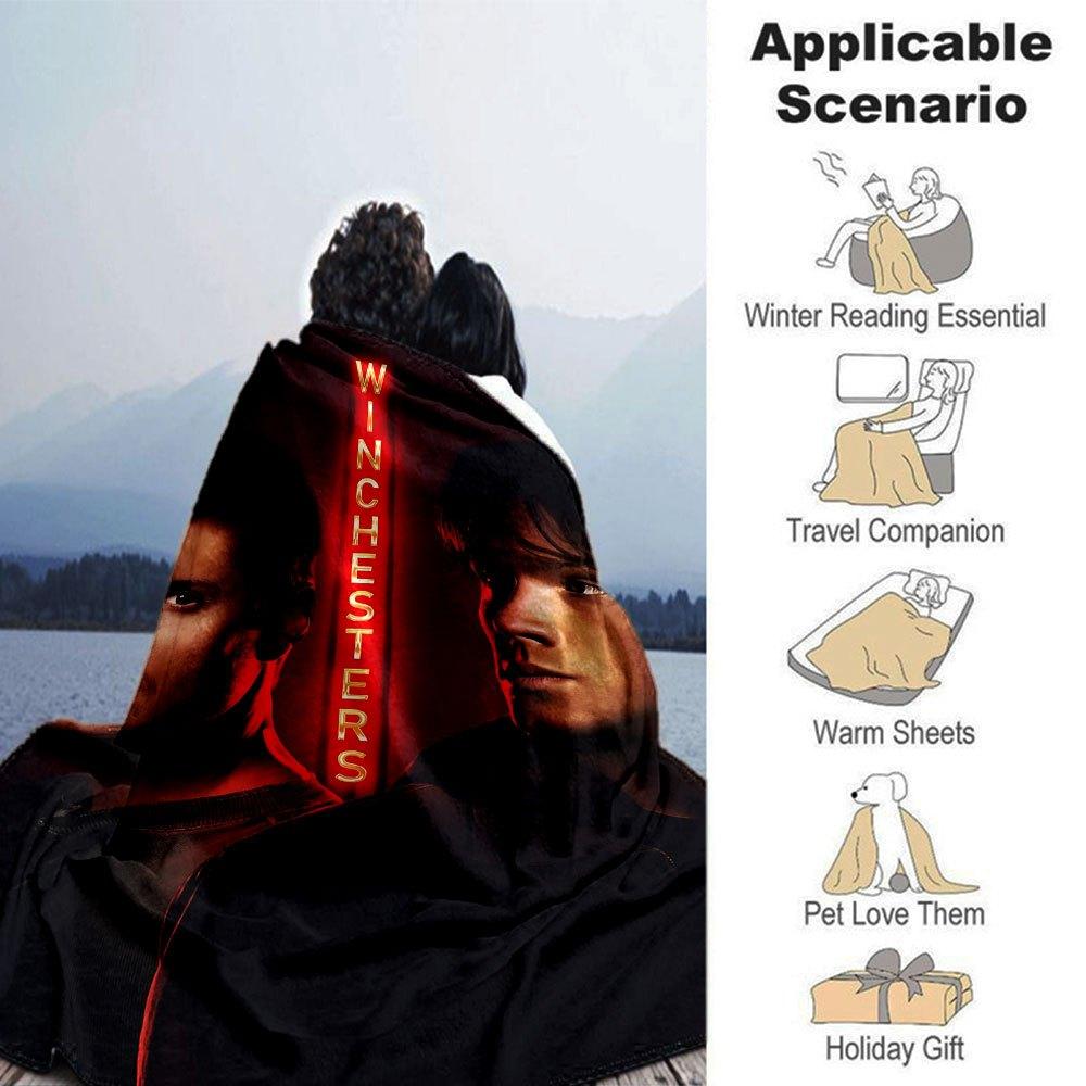 1pc Supernatural 28 Blanket Soft Warm Throw for Home, Office, Travel All Season Cozy Bedding Gift, Office Cozy Accessory