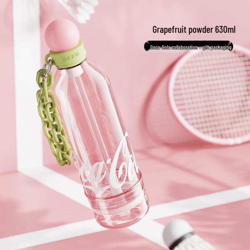 Germ Coca-Cola Bubble Sports Straw Water Bottle