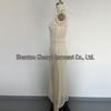 Women's Sequin Long Vacation Dress: Sexy Hollow-Out, Sun Protection Beach Cover-Up