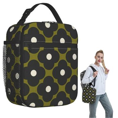 Kiely Orla Multisteam Flowers Insulated Lunch Bag for Women Kids Portable Food Boxes Thermal Lunch Box Tote