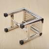 Stainless Steel Anti-Slip Square Stool, Modern Minimalist Multi-Purpose Thickened Durable Anti-Slip Stool for Home, Office, and Kitchen