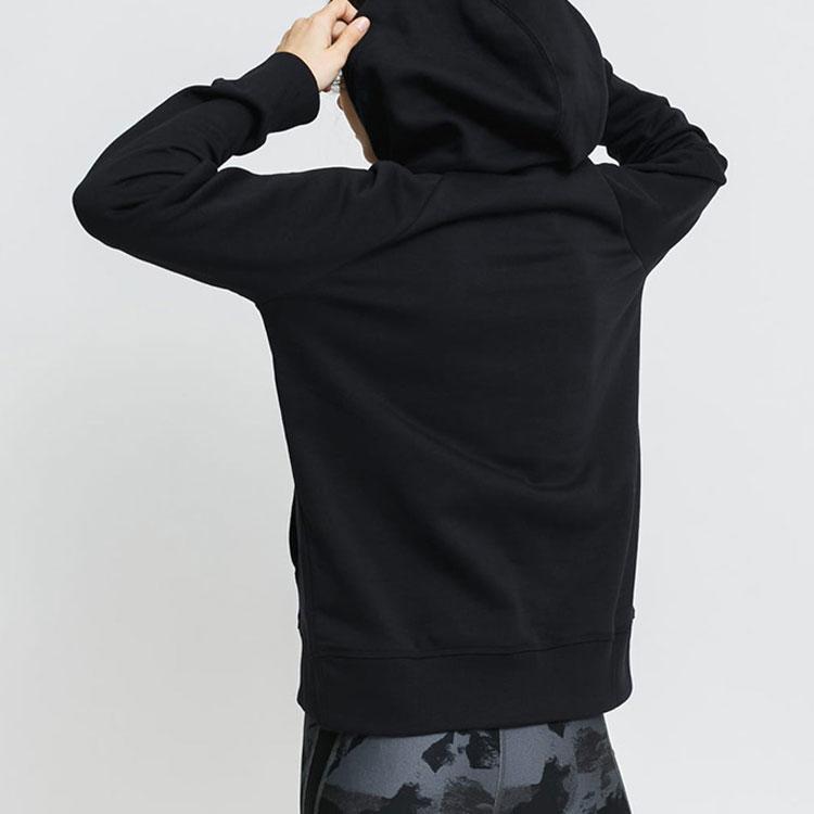 Under Armour Big Logo Fleece Hoodie Women Hoodies Black 1356318-001