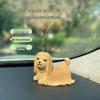 Resin Cute Puppy Car Ornament - Interior Decoration & Decompression Artifact