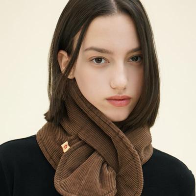 CHIQUITA Gefütterter Schal (Cord) Braun 244702SBR