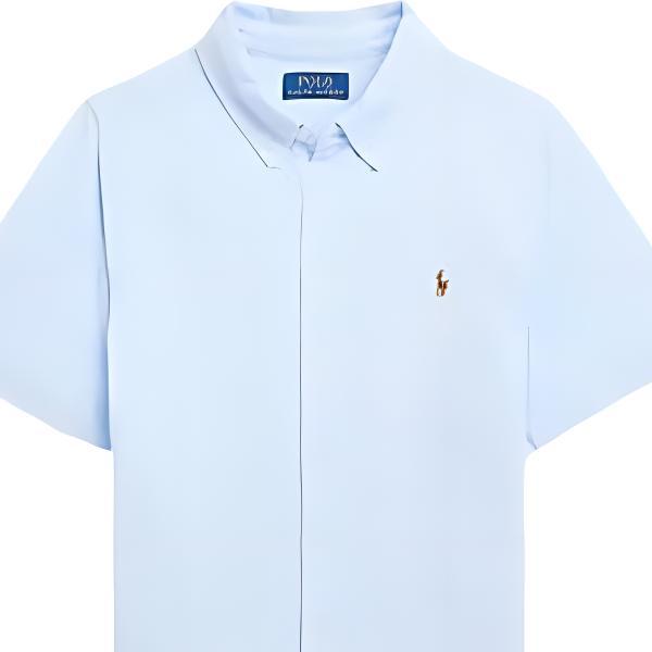 Polo Ralph Lauren Ss24 Pony Embroidered Short Sleeve Shirt Kids Shirts Blue 323914654-001