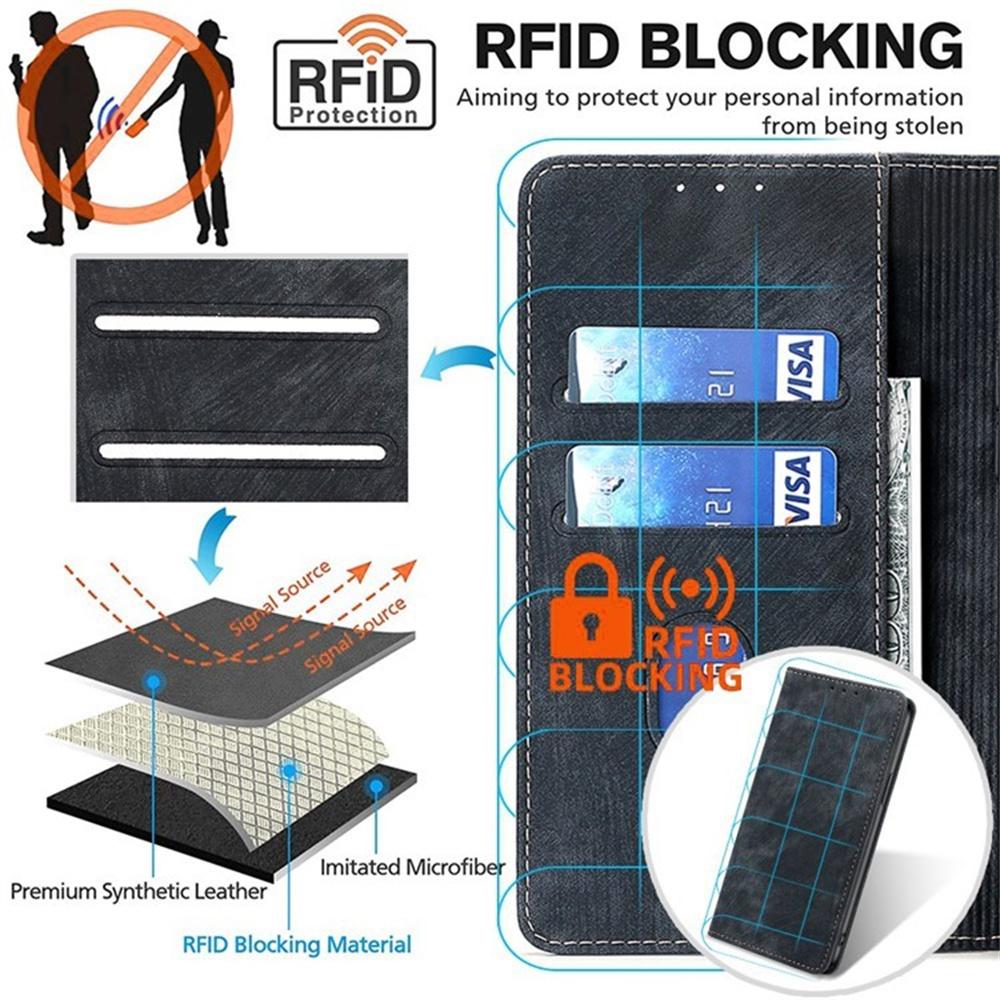 For OnePlus Ace 5 Ultra 5G Case RFID Blocking Wallet Foldable Stand Leather Phone Cover
