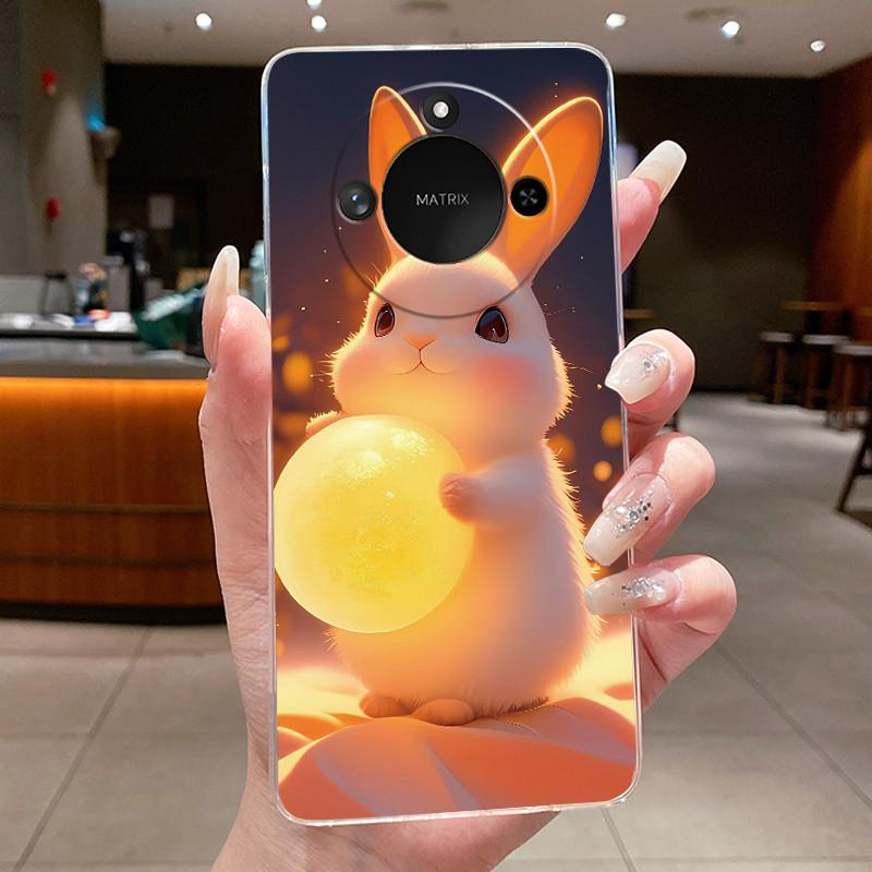 Casing For Honor X9c Smart 5G Luxury Dragon Cute Cool Boys Girls Phone Case Back Cover Honor X9cSmart Transparent Soft TPU Shell