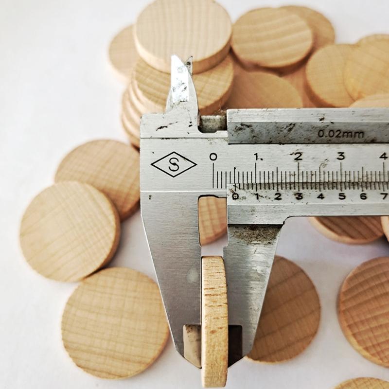 Unfinished Wooden Discs for Handmade Art Crafts Cutouts Ornaments Wedding Decors