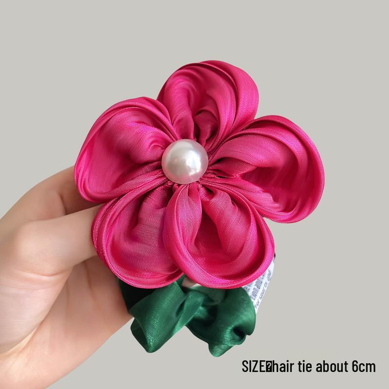 

Резинка для волос в пасторальном стиле с цветами 2024: Женская эластичная резинка для волос и веревка