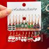 Xiaomi 40PCS Women's Christmas Earring Set, Drip Oil Christmas Tree Santa Claus Snowman Pendant Earrings, Christmas Gifts Choice
