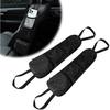 2PCS Car Seat Side Organizer, Front Seat Storage Hanging Bag Mesh Pocket Stuff Holder, Multi-Pocket Vehicle Storage Net Organizer for Drink Glasses