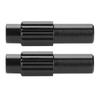 1 pair Bike Brake Cable Gear   Connector Line Regulator Adjuster Housing   (black)