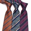 Business Dress Striped Tie, Polyester Cotton Jacquard 8Cm Striped Plaid Tie Source