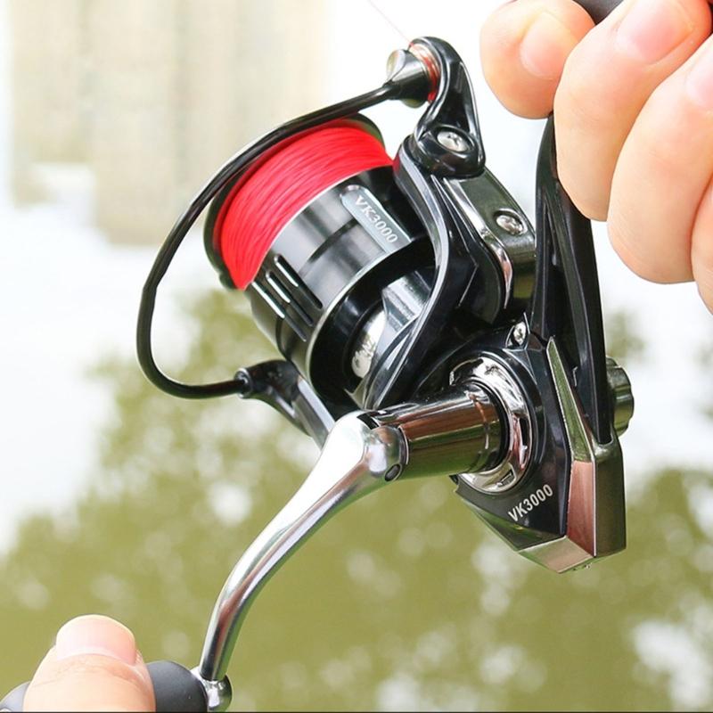 Fishing Reel 5.2:1 Gear Ratio Spool Reel Fishing Reel Stainless Bearing Left Right Interchangeable