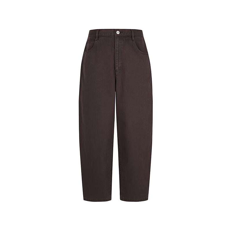 JNBY 2025 Spring Tapered Cropped Casual Pants