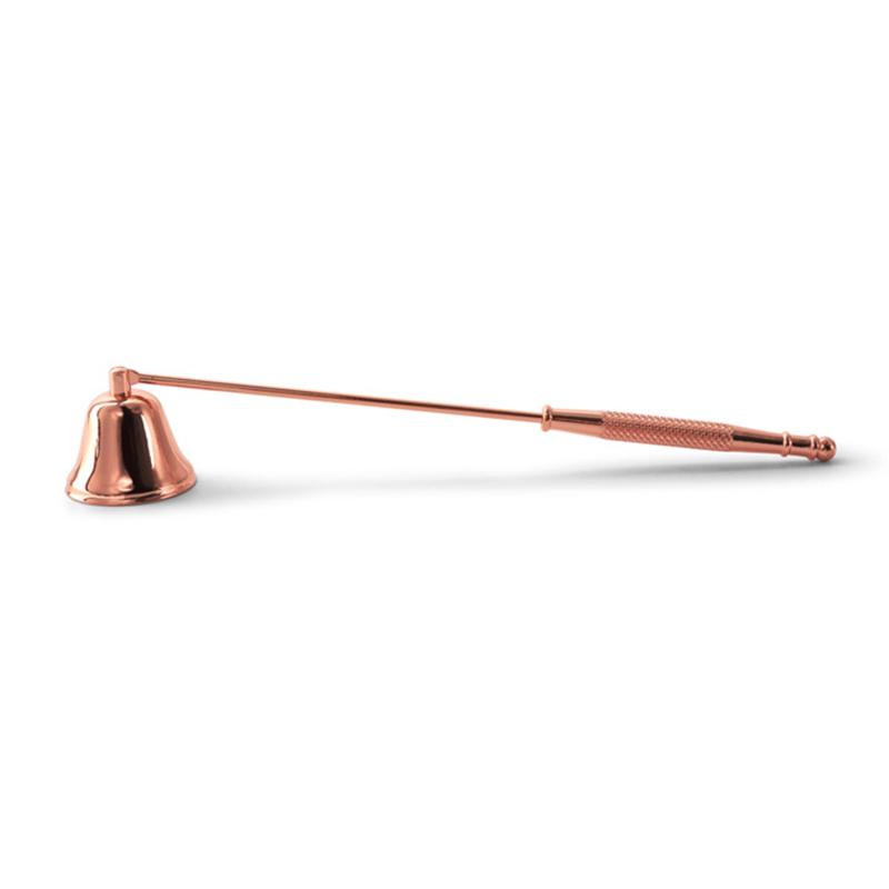 Elegante Spegnicandela Estintore per Candele Manico Lungo Accessorio per Candele Metallo Spegnifiamma per Stoppino Spegnistoppino Decorazione per la Casa Regalo