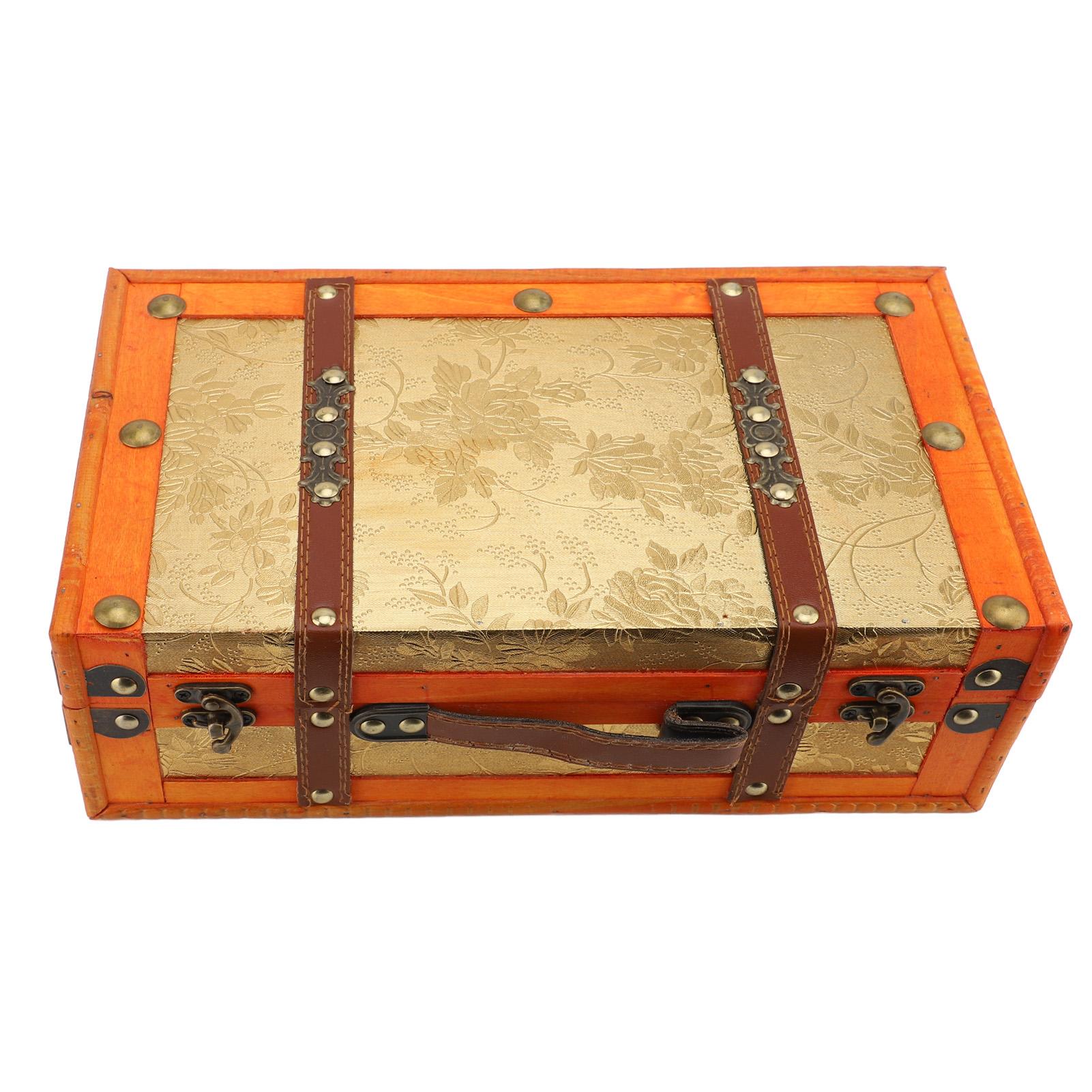 

Винтажный чемодан кожа дерево антикварный сундук для хранения универсальный винтажный дорожный сундук для украшения дома фотореквизит