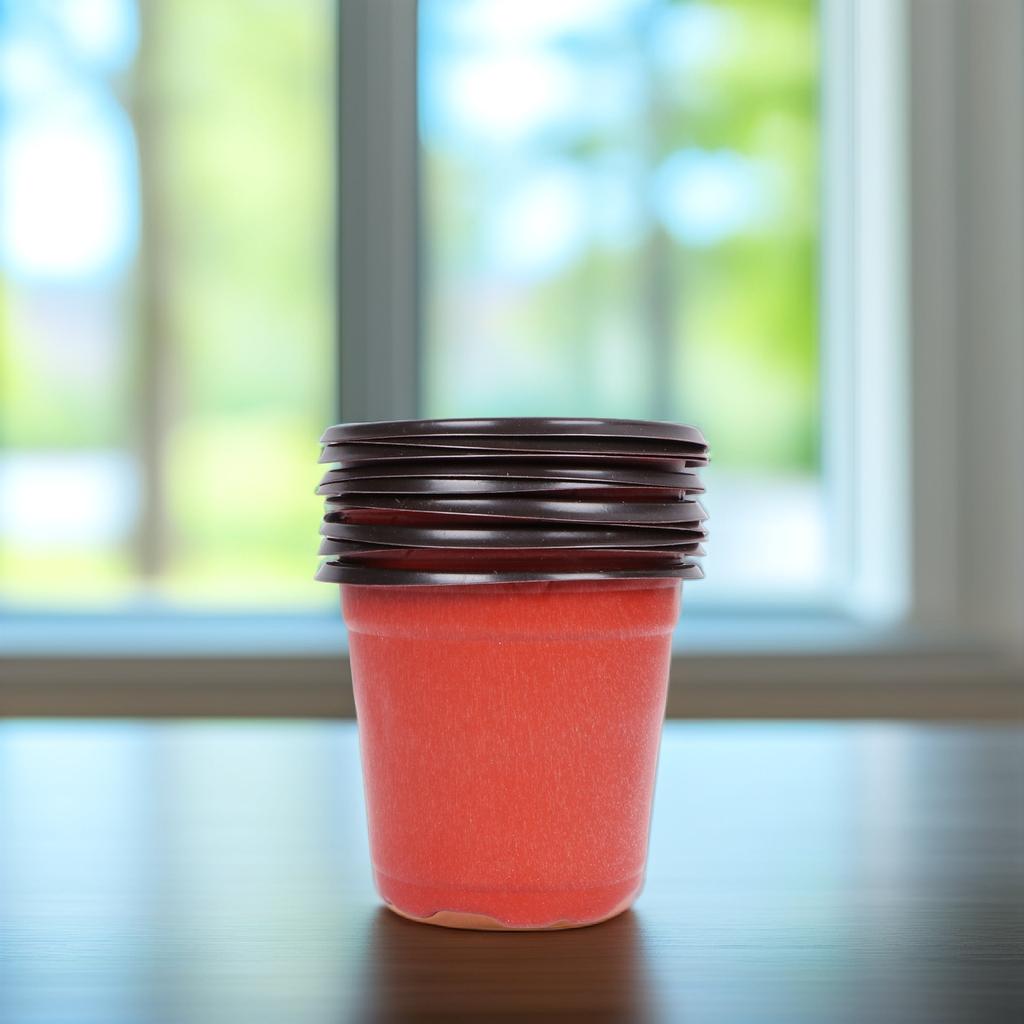 50Pcs Plastic Succulents Flower Pot Minimalist Design Desk Table Planter for Small Cacti Plants Home Garden Decorative Basin