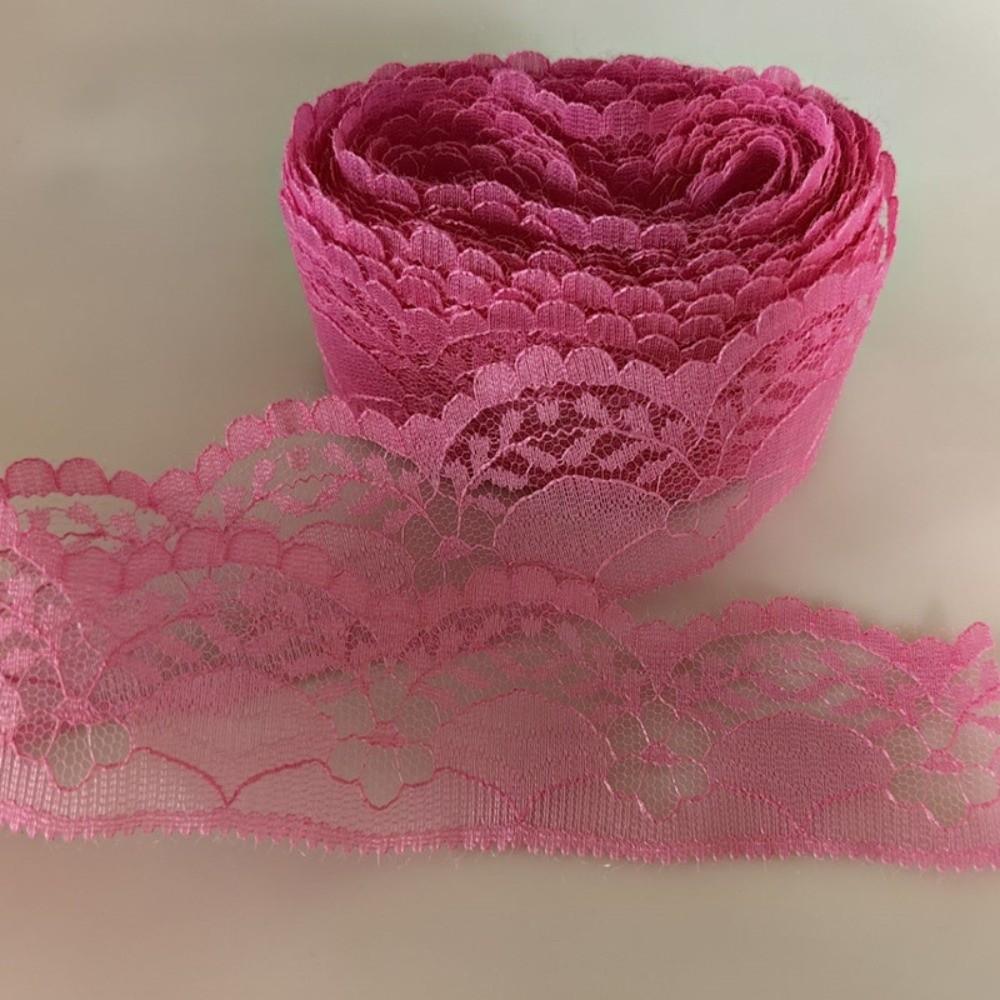 New Mesh Embroidery Lace Ribbon Tape Woven Cotton Non-Stretch Lace Tape Unilateral Flower Lace Trim Curtain Craft