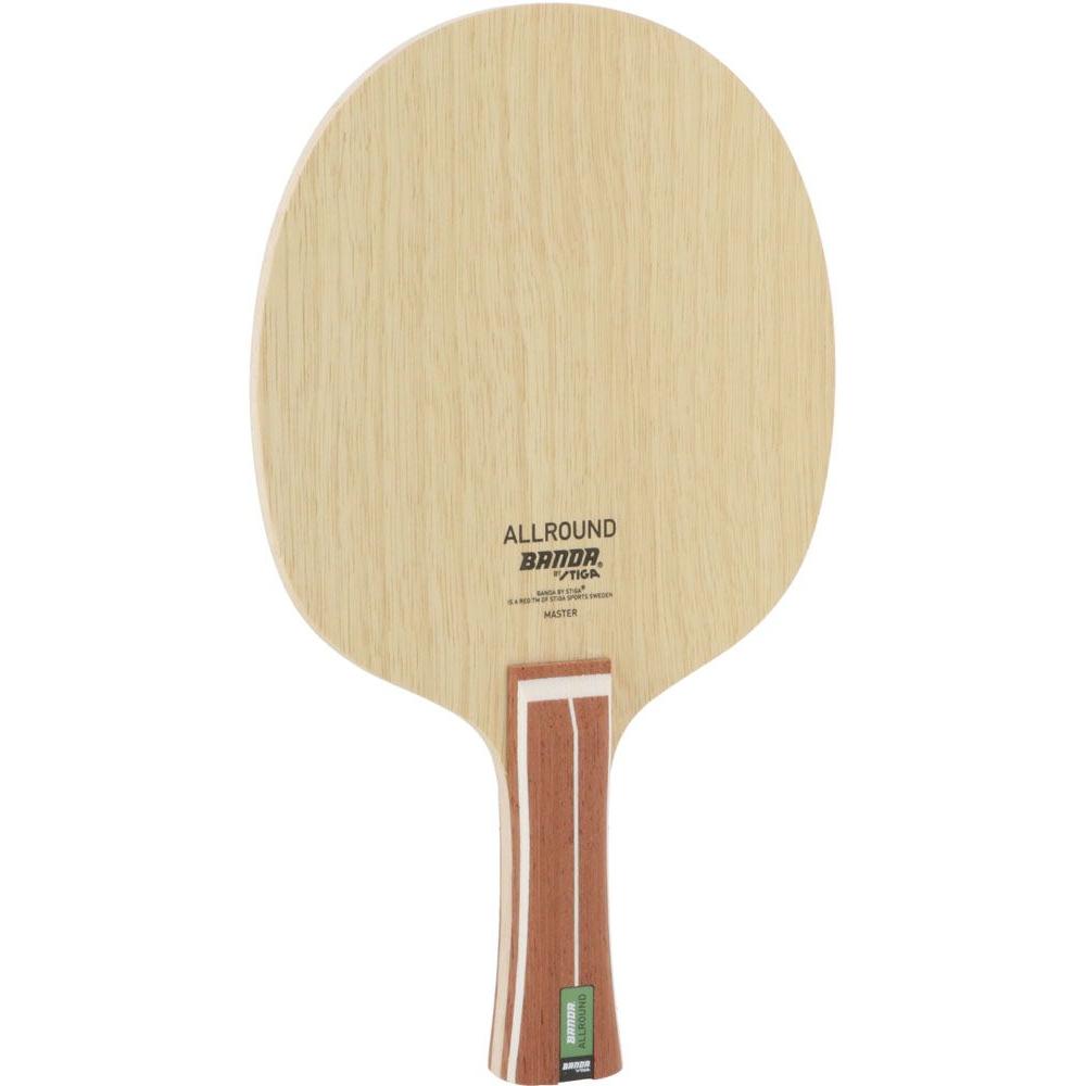 Used STIGA Table Tennis Shake Racket BANDA ALLROUNDO FLA BANDA All Round Flare JTTA Japan Table Tennis Association Official Lightweight Hard Club