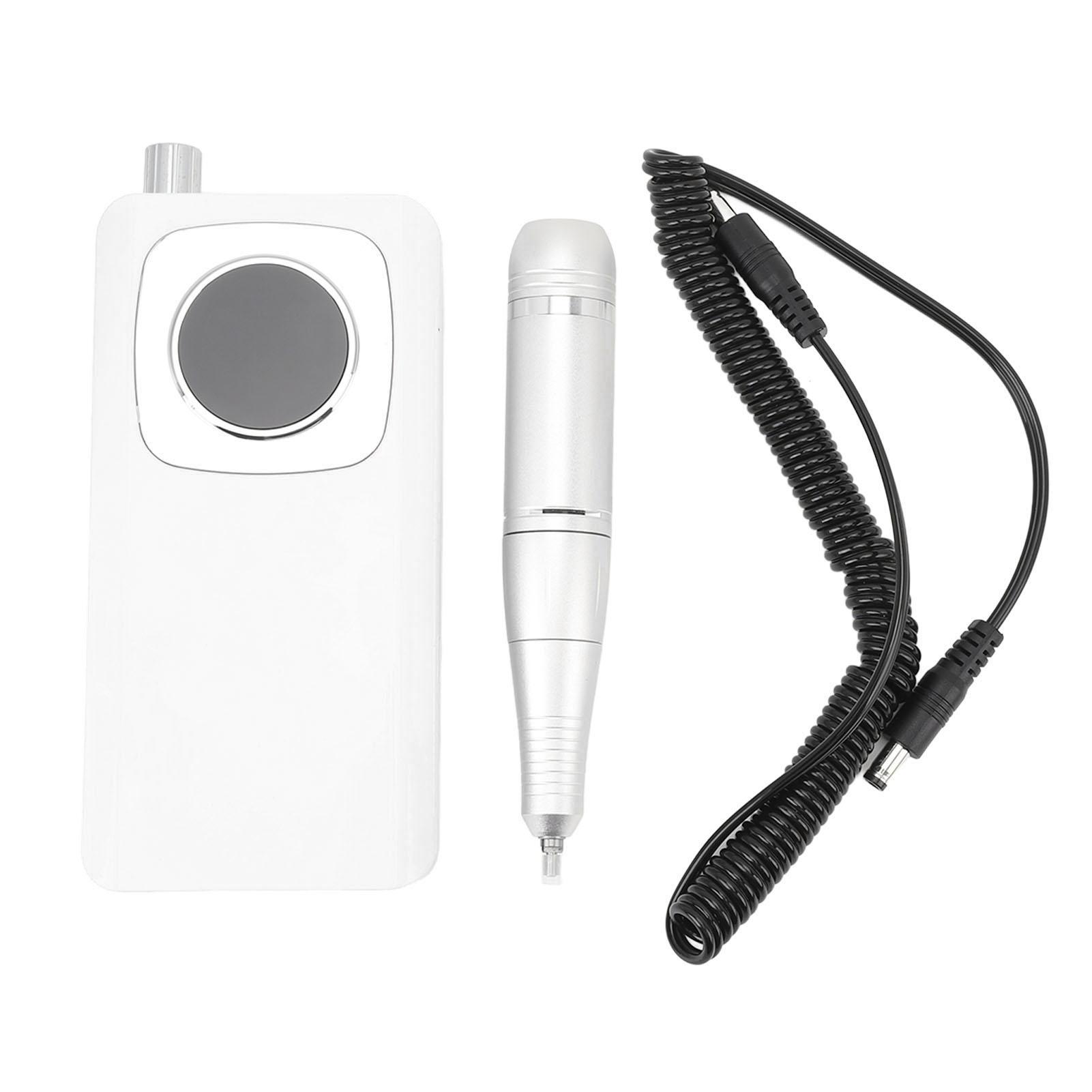 

45000 об/мин аккумуляторная дрель для ногтей для акрила геля электрическая пилка профессиональная перезаряжаемая маникюр белый