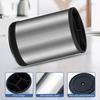 1PC rotatable stainless steel silica gel storage barrel kitchen storage rack spatula spoon tableware kitchenware storage