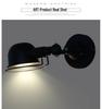 Nordic Industrial Retractable Swing Arm Wall Lamp - Modern Minimalist Design for Living Room or Bedroom