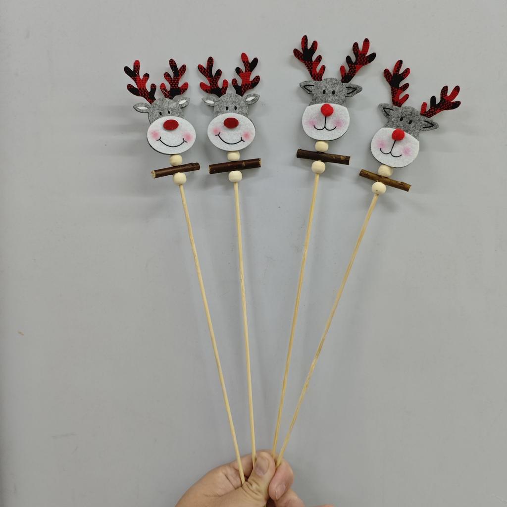 Julbukett Dekoration Hänge, Snögubbe för Äldre Julgran, Ren Blomma Dekoration Tillbehör