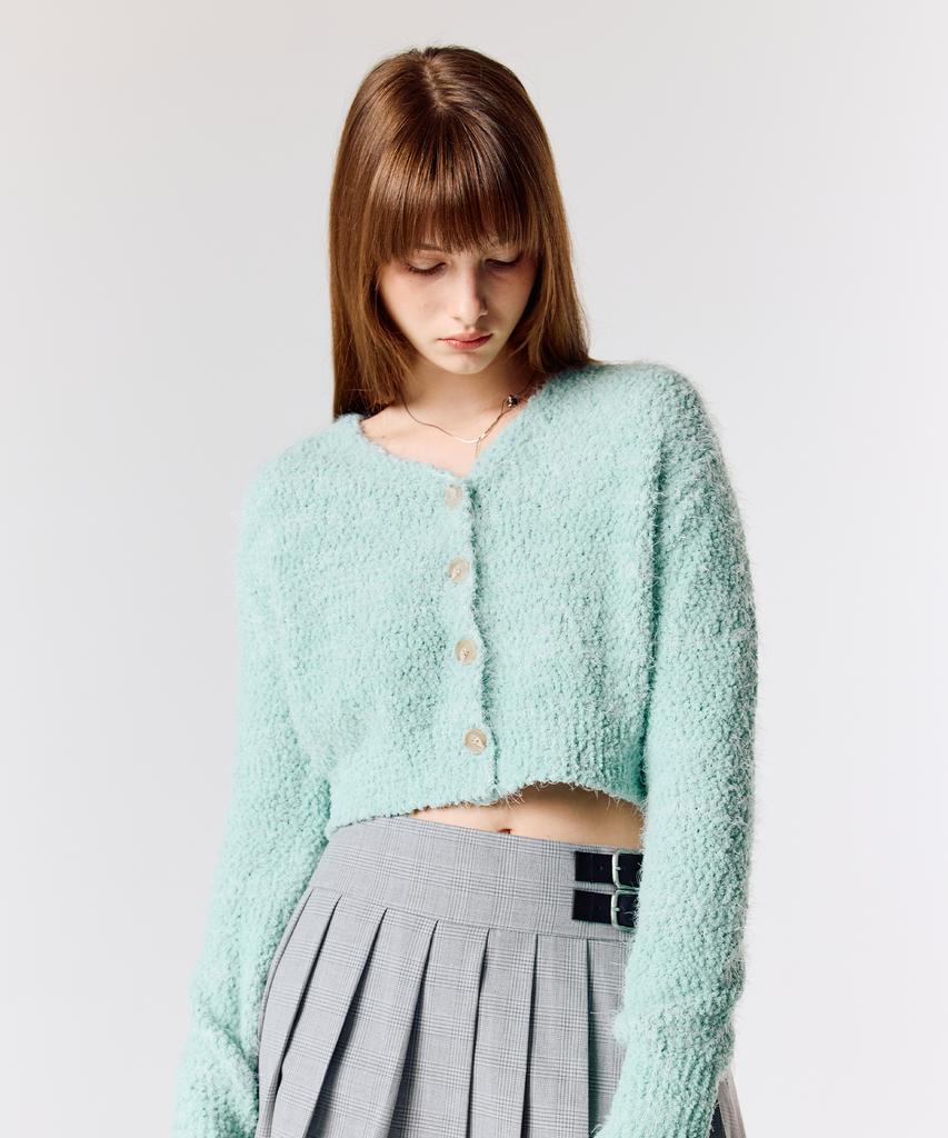 LARTIGENT L15 Popcorn Cardigan(Mint)
