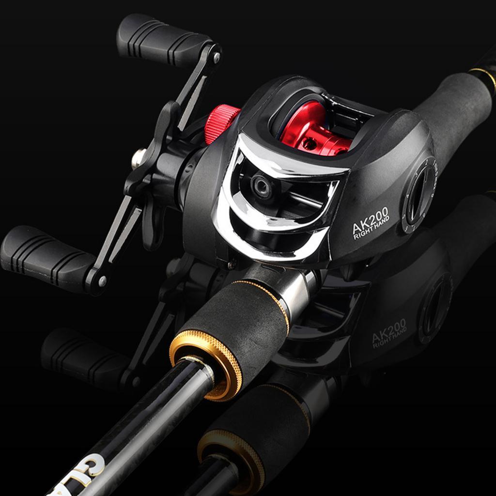 Reel, Casting Baitcaster - Sealed Drag System, 12 Magnetic Brake, 7.2:1 Gear Ratio, 18+