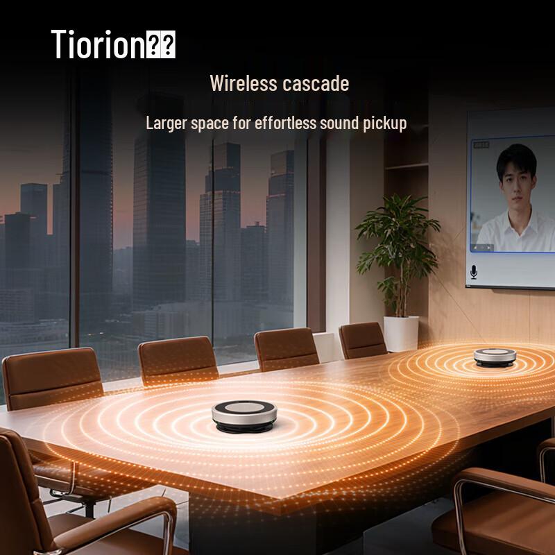 Horion HM-5E Rundstrahl-Konferenzmikrofon mit integriertem Bluetooth-Lautsprecher (CN-Version)