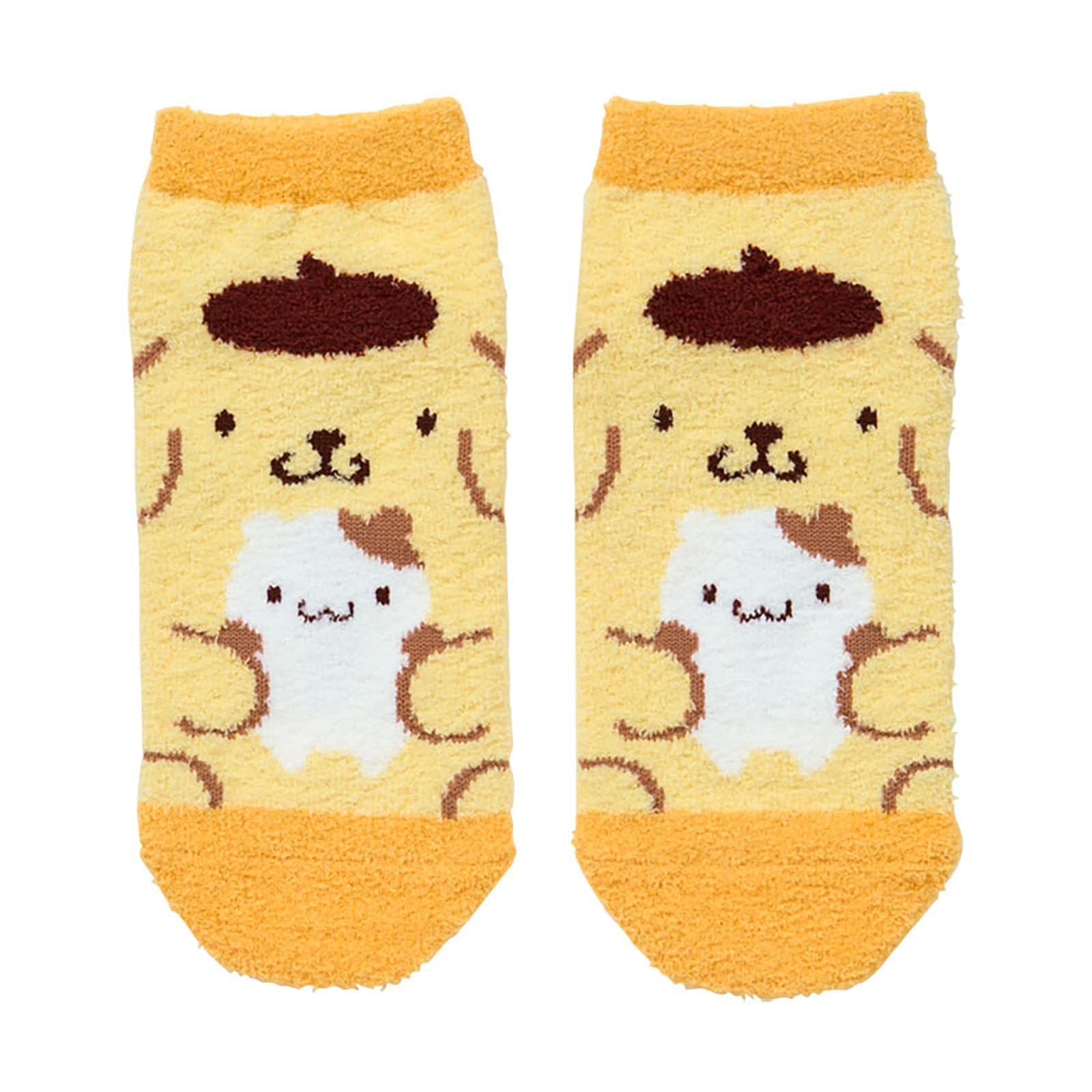 Sanrio Fluffy Socks Pompompurin Socks 095478 (SANRIO) -