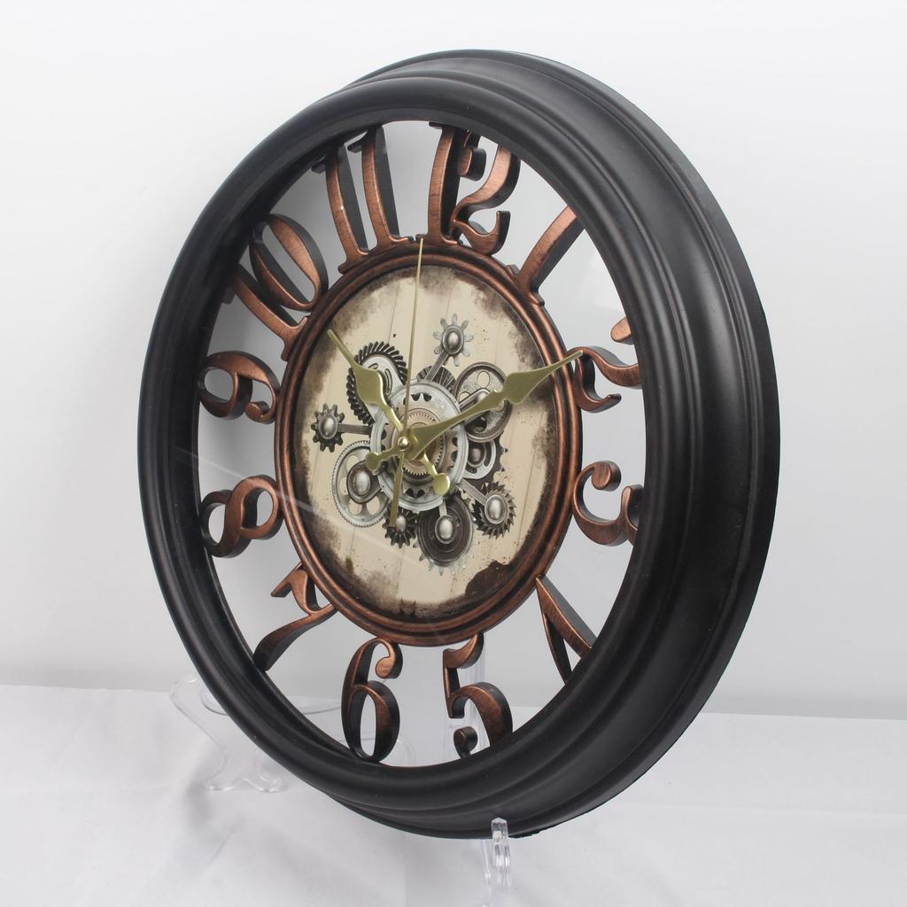 Retro Wall Clock Living Room Light Luxury Wall Clock Modern Simple Fashion Decorative Clock Home Wall Clock