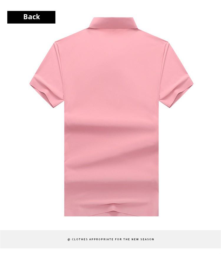 Herren 2024 Ice Silk Seamless Poloshirt - Kurzarm-Business-T-Shirt