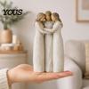 Sister Ornaments Four Women Friendship Figurine Decor, Sisterhood Statue Gift for Friends, Sisters Decorative Home and Moms, Faceless