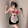 Sex Dessous Liebespunkt Brust süßes Mädchen Dienstmädchen Anzug Leidenschaft heiße sexy Uniform Verführung pure Lust