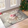 1Pcs Anti Fatigue Kitchen Rugs  Elegant Pink RoseWaterproof Non-Slip Thick Cushioned Kitchen Mat Heavy Duty Comfort Standing Mat for Kitchen