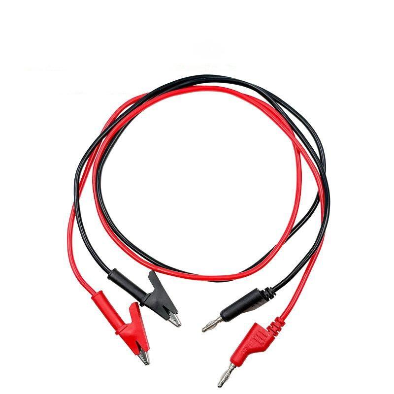 Red Black Alligator Clips Banana Plug Test Leads Double-ended Crocodile Test Clips Cable Lead Connector Multimeter Measure Tool