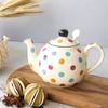LONDON POTTERY Farmhouse Teapot, 2-Cup, Green, 580031